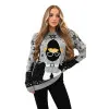 Women's grey Christmas jumper Santa