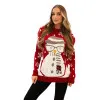 Women's red Christmas jumper Snowman