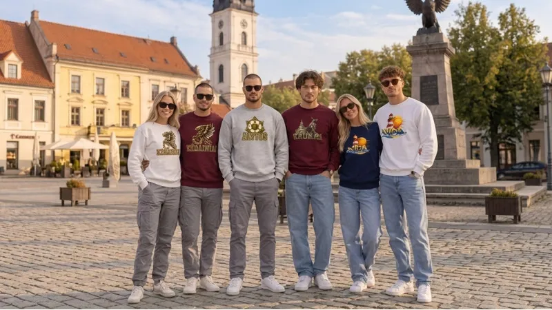 Džemperiai su miestų pavadinimais: nauja kolekcija tiems, kurie didžiuojasi savo miestu
