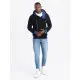 DEV - Men's zip-up hoodie - black B297 Men's zip-up hoodie - black