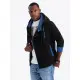 DEV - Men's zip-up hoodie - black B297 Men's zip-up hoodie - black