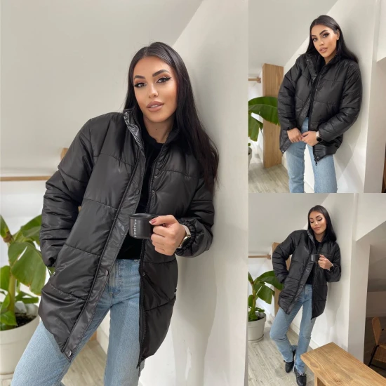 Stilinga moteriška juoda striukė Gebor PK4034 Premium