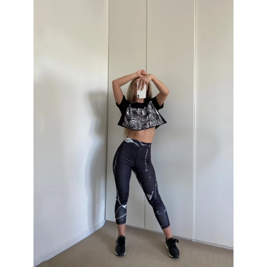 Juodas moteriškas sportinis komplektas Thunder PK3145 Premium