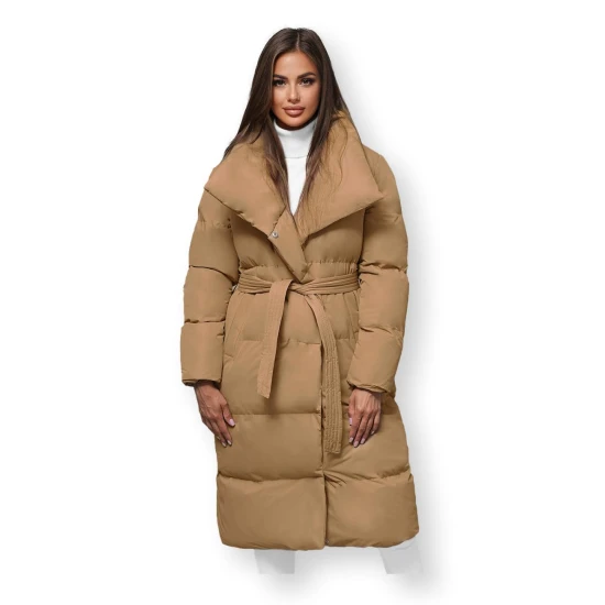 Moteriškas rudas paltas Korper JS/M737/84