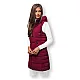 Moteriška bordo spalvos dygsniuota liemenė Dona JS/16M9096/06Z