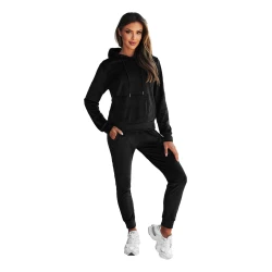 Veliūrinis komplektas juodas Monar