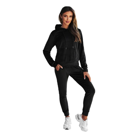 Veliūrinis komplektas juodas Monar O/8C1173/3