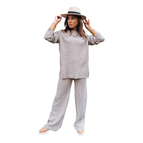 Moteriškas rudas komplektas Giny AY0964 Premium