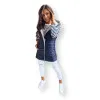 Blue reversible vest Melani TY3415