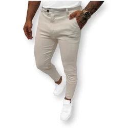 Klasikinės rusvos kelnės Leter