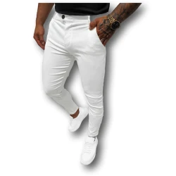 Klasikinės baltos kelnės Leter