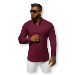 Bordo elegantiški marškiniai Oner