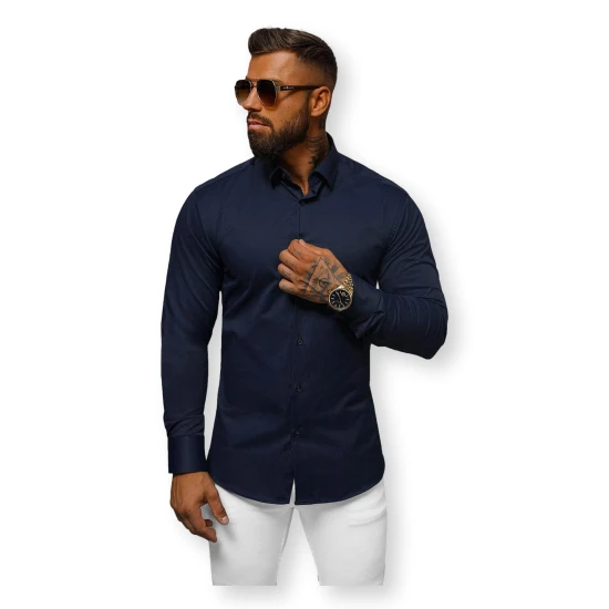 Tamsiai mėlyni marškiniai Eper O/V69