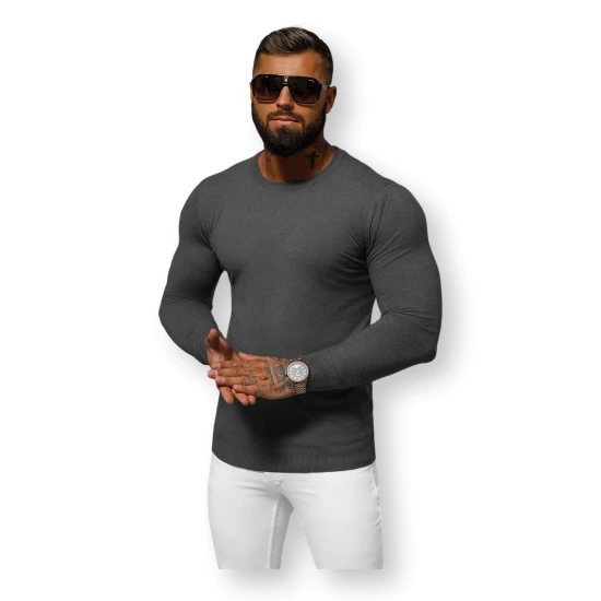 Tamsiai pilkas megztinis vyrams Zadal NB/MMB602/3