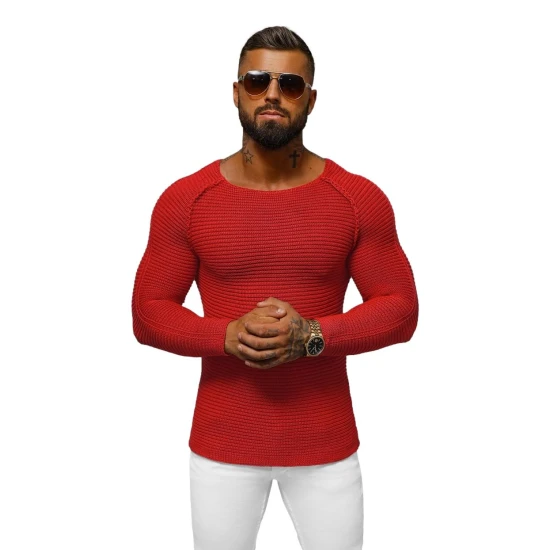 Vyriškas raudonas megztinis Terel L/1442Z