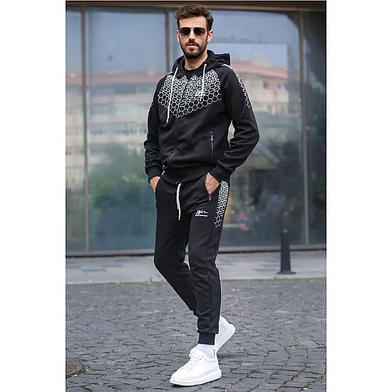 Juodas sportinis komplektas Nikor PK5906 Premium