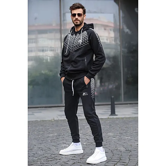 Juodas sportinis komplektas Nikor PK5906 Premium