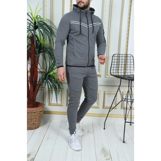 Sportinis komplektas tamsiai pilkas Okar PK3013 Premium