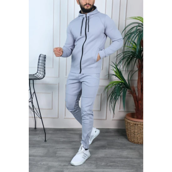 Pilkas vyriškas sportinis komplektas Neril PK3002 Premium