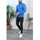 Vyriškas mėlynos spalvos sportinis komplektas Lerol PK3003 Premium