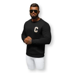 Juodas džemperis Citer