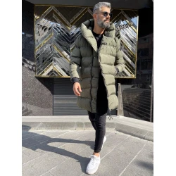 Chaki vyriška striukė be gobtuvo Guno