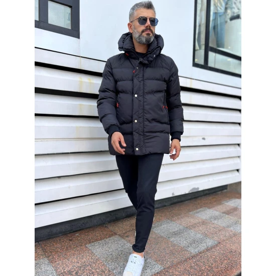 Juoda vyriška striukė be gobtuvo Chipo PK2565 Premium