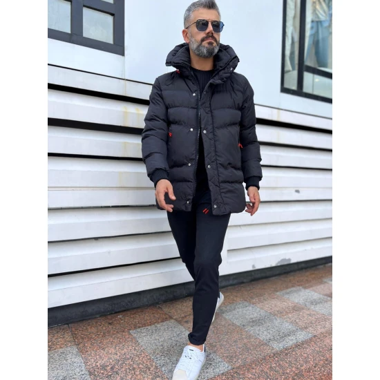 Juoda vyriška striukė be gobtuvo Chipo PK2565 Premium