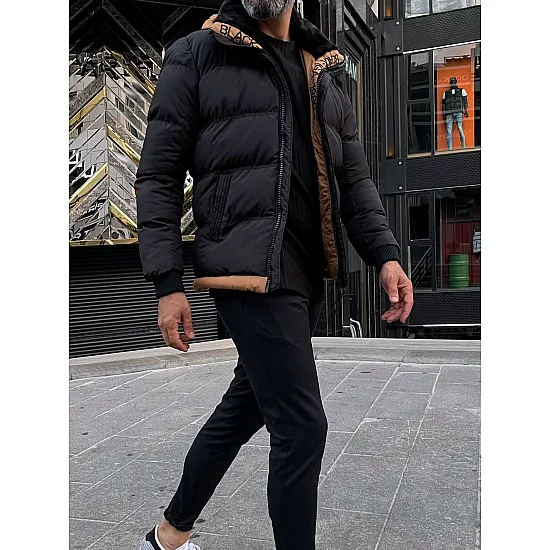 Meeste must kapuutsiga jakk Tido PK4747 Premium