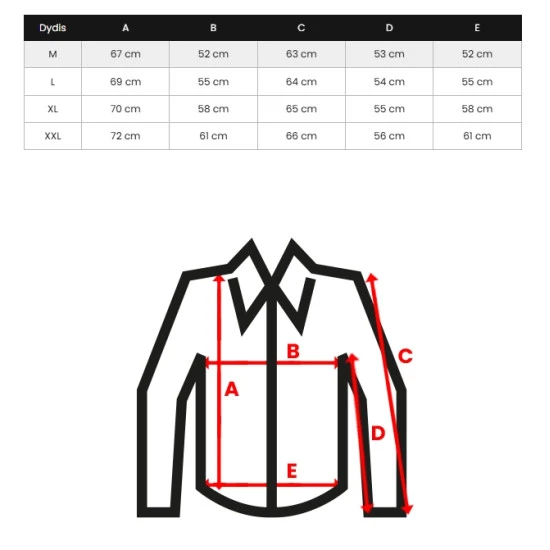Balti vyriški marškiniai Firol O/V01