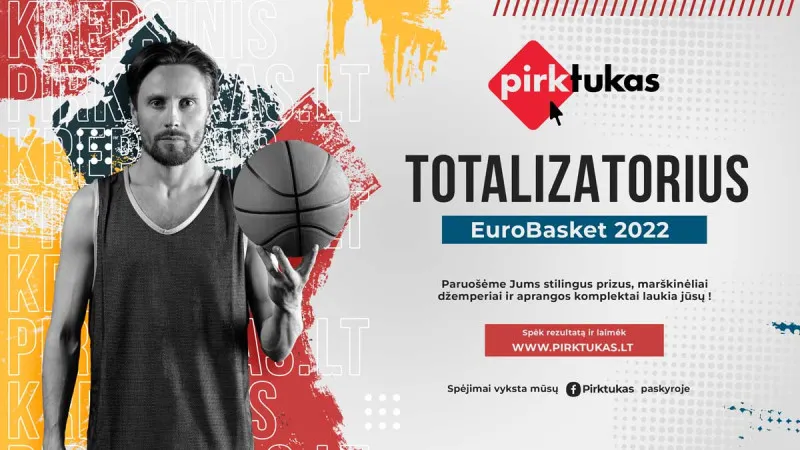 Totalizatorius Europos krepšinio čempionatas 2022