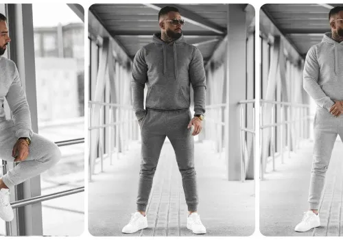 Kokie džemperiai dera su pilkomis sportinėmis kelnėms? Spalvų deriniai