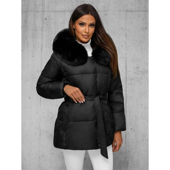 Juoda moteriška striukė Emil JS/16M9206/392Z