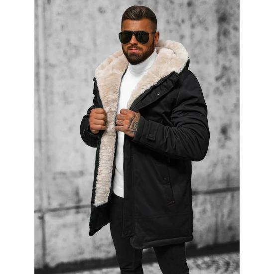 VYRIŠKA JUODA ŽIEMINĖ STRIUKĖ Onee JS/22M319/392