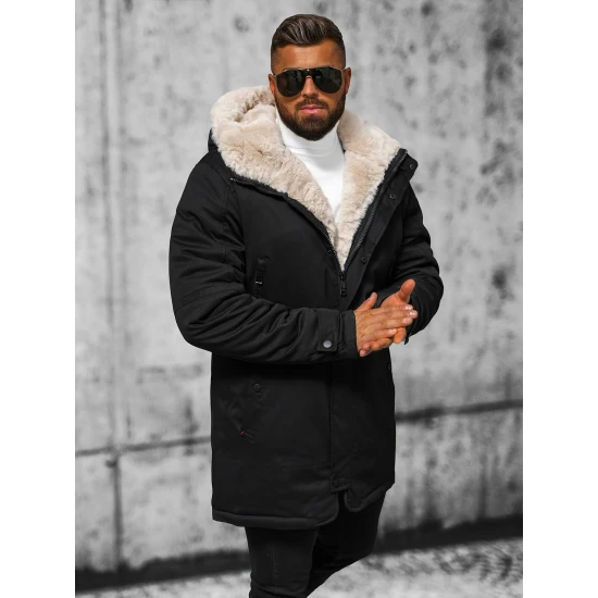 VYRIŠKA JUODA ŽIEMINĖ STRIUKĖ Onee JS/22M319/392