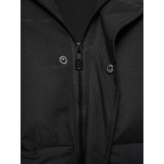 Miesten musta takki ruskeilla hihoilla Ecru JS/31M5002