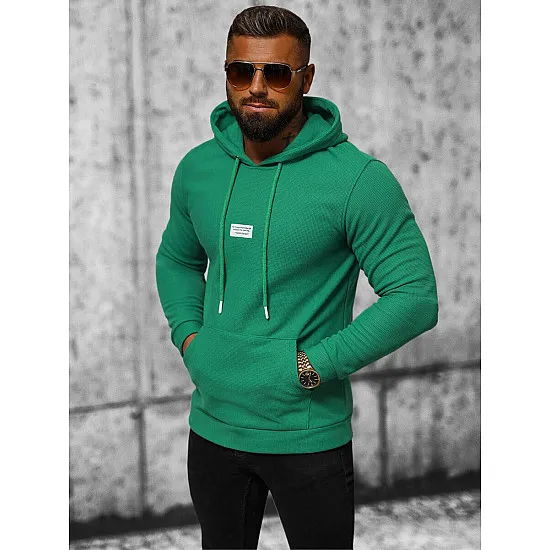 Men's green hooded jumper Merk O/TB2216