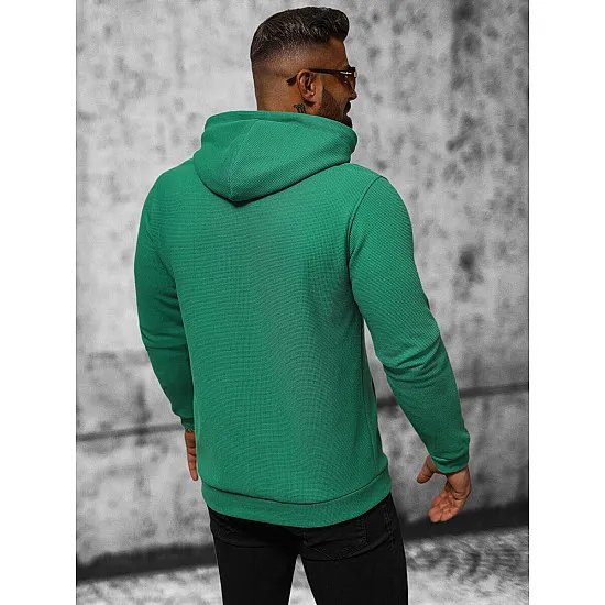 Men's green hooded jumper Merk O/TB2216