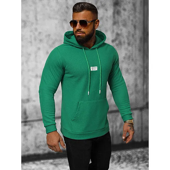 Men's green hooded jumper Merk O/TB2216