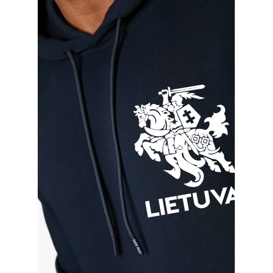 Vyriškas mėlynas komplektas su gobtuvu Lietuva PK3033 Premium