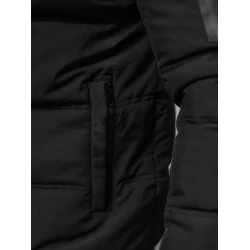 Vyriška juoda žieminė striukė Rock