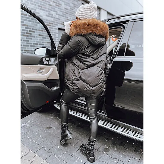 Women's black winter jacket Doran TY4082