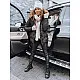 Women's black winter jacket Doran TY4082