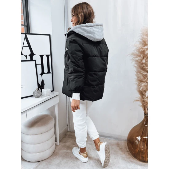 Moteriška juoda žieminė striukė Space TY4070