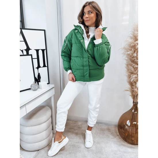 Moteriška žalia žieminė striukė Space TY4069