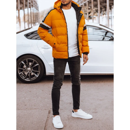 Vyriška geltona žieminė striukė Race TX4568