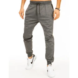 Vyriškos tamsiai pilkos sportinės kelnės Run