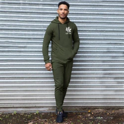 Vyriškas žalias komplektas su gobtuvu Lietuva