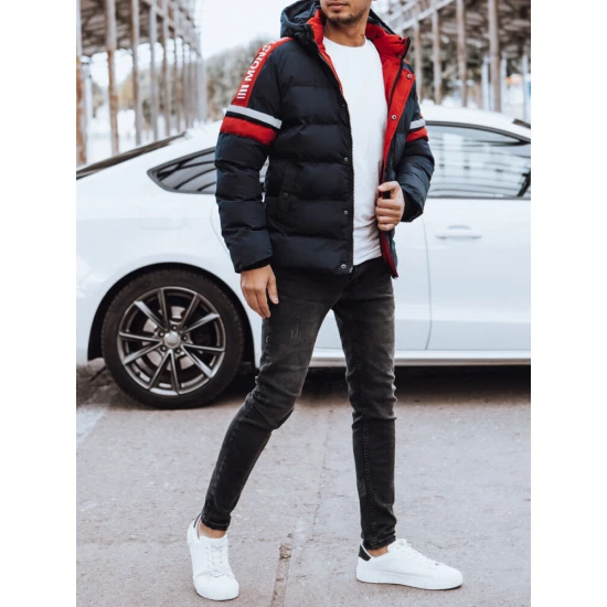 Vyriška mėlyna žieminė striukė Race TX4568