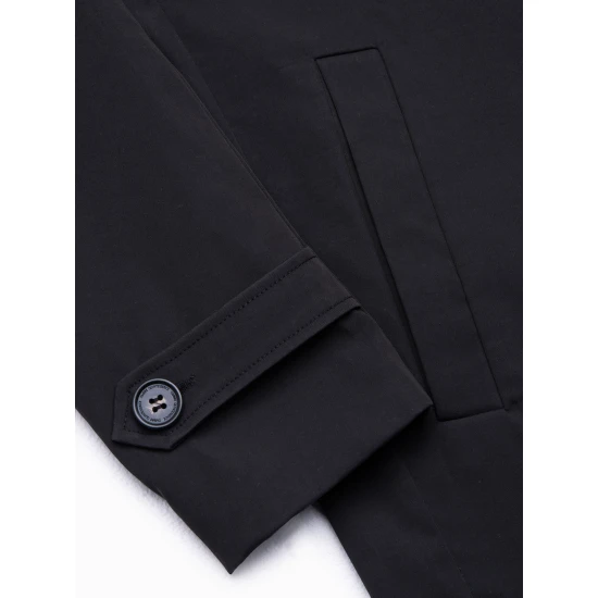 Vyriška juodos spalvos paltas Dala C269
